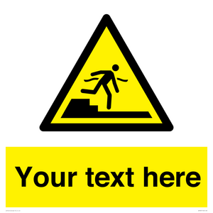 Custom warning Submerged step or steps